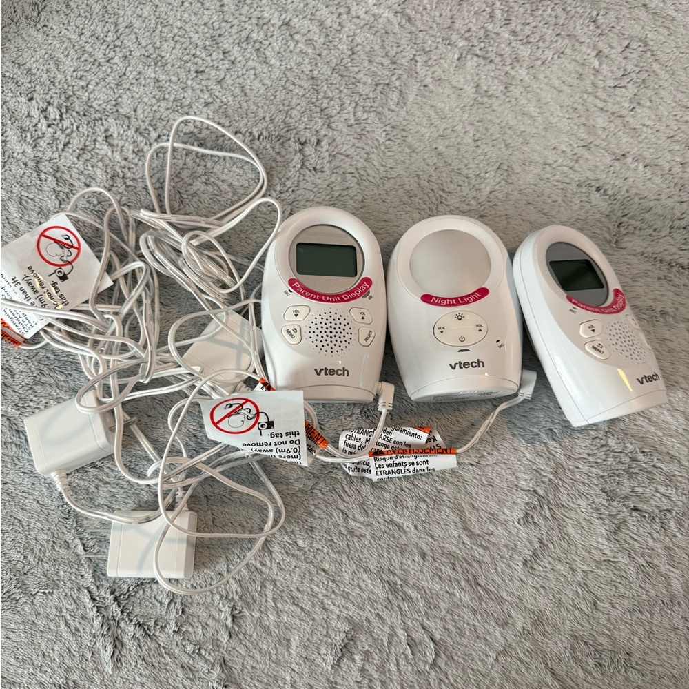 VTech White Baby Monitor Set